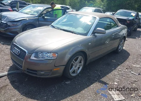 2007 Audi A4 2.0T из США, поврежденный, VIN WAUAF48H37K028939